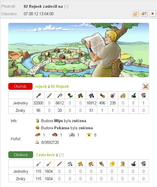 Cesta krve - destrukce hlávky, akce s Bromusem